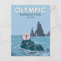 Parc national Olympique Loutre de mer Vintage