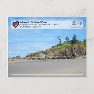 Carte Postale Parc National Olympique - Second Beach, La Push