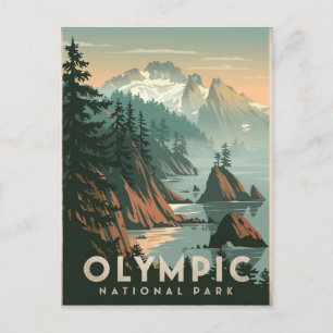 Carte Postale Parc national olympique Vintage