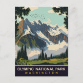 Carte Postale Parc national olympique, WA, Voyage (Devant)
