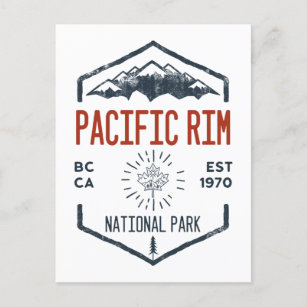 Carte Postale Parc national Pacific Rim Canada Vintage