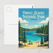 Carte Postale Parc national Prince-Albert Canada (Devant / Derrière)