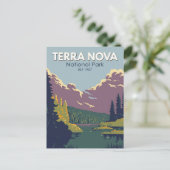 Carte Postale Parc national Terra-Nova Canada Tourisme Art Vinta (Debout devant)