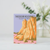 Carte Postale Parc national Theodore Roosevelt, Dakota du Nord (Debout devant)