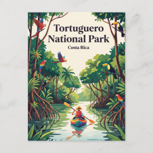 Carte Postale Parc national Tortuguero Costa Rica
