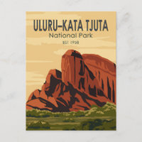 Parc national Uluru-Kata Tjuta Australie Vintage