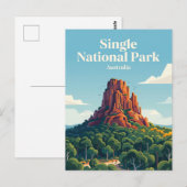 Carte Postale Parc national unique d'Australie (Devant / Derrière)