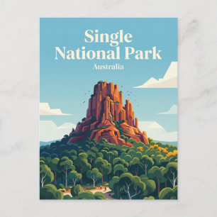 Carte Postale Parc national unique d'Australie