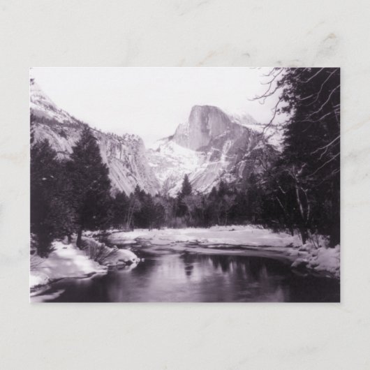 Carte Postale Parc national vintage de Yosemite (Devant)