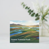 Carte Postale Parc national Vuntut Canada (Debout devant)