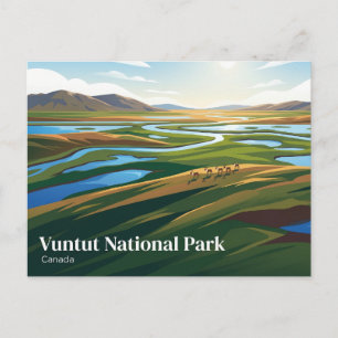 Carte Postale Parc national Vuntut Canada