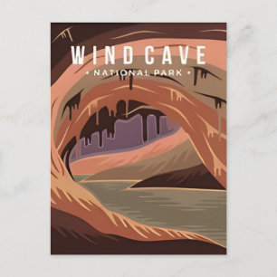 Carte Postale Parc national Wind Cave South Dakota Vintage