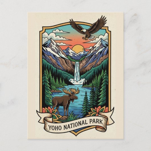 Carte Postale Parc national Yoho Canada (Devant)