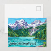 Carte Postale Parc national Yoho Canada (Devant / Derrière)