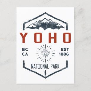 Carte Postale Parc national Yoho Canada Vintage