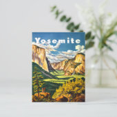 Carte Postale Parc national Yosemite Art de voyage (Debout devant)