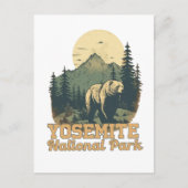 Carte Postale Parc national Yosemite Camping Voyage (Devant)