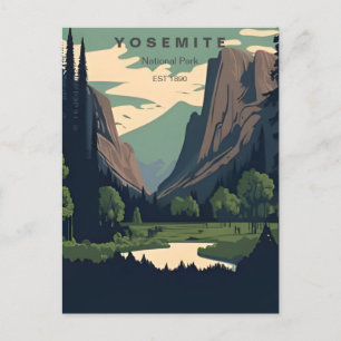 Carte Postale Parc national Yosemite Demi-Dome Californie