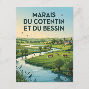 Carte Postale Parc naturel régional des Marais du Cotentin et du