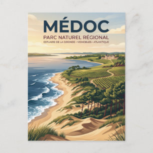 Carte Postale Parc naturel régional du Médoc France