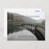 Carte Postale Parc naturel Upper Sure, Luxembourg (Devant / Derrière)