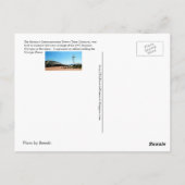 Carte postale, parc olympique, Barcelone, Espagne, (Dos)