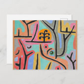 Carte Postale Parc près de Lu par Paul Klee (Devant / Derrière)