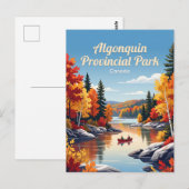 Carte Postale Parc provincial Algonquin Canada (Devant / Derrière)