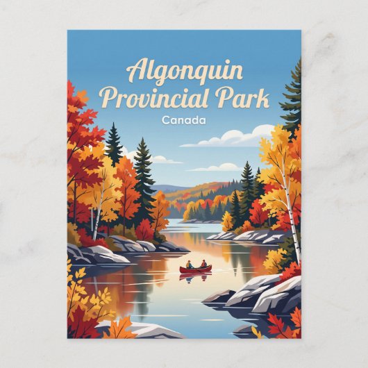 Carte Postale Parc provincial Algonquin Canada (Devant)