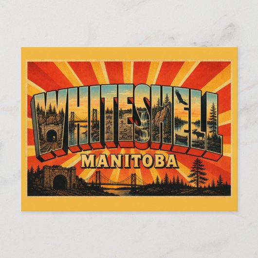 Carte Postale Parc provincial Whiteshell Manitoba (Devant)