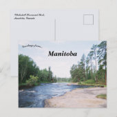 Carte Postale Parc provincial Whiteshell Manitoba Canada (Devant / Derrière)