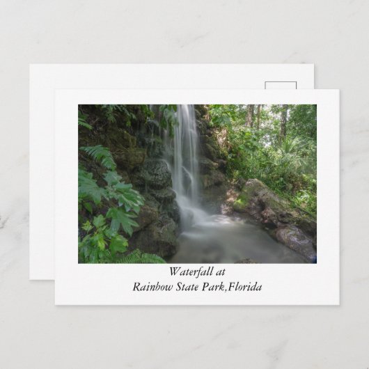 Carte Postale Parc Rainbow State Waterfall (Devant / Derrière)