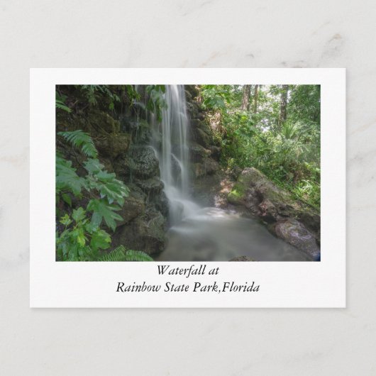 Carte Postale Parc Rainbow State Waterfall (Devant)