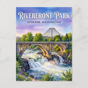 Carte Postale Parc Riverfront USA