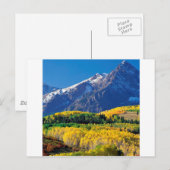 Carte Postale Parc Sneffels Uncompahgre Forest Colorado (Devant / Derrière)