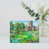 Carte Postale Parc St. Audoen Irlande (Debout devant)
