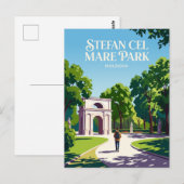 Carte Postale Parc Stefan cel Mare Moldavie (Devant / Derrière)