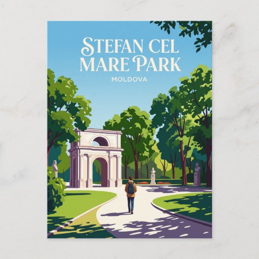 Carte Postale Parc Stefan cel Mare Moldavie (Devant)