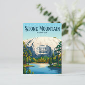 Carte Postale Parc Stone Mountain USA (Debout devant)