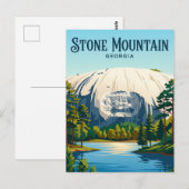 Carte Postale Parc Stone Mountain USA (Devant / Derrière)