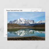 Carte Postale Parc Torres del Paine, Chili (Devant / Derrière)