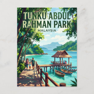Carte Postale Parc Tunku Abdul Rahman Malaisie