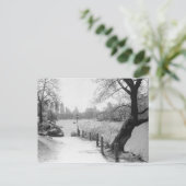 Carte Postale Parc urbain avec lac tranquille (Debout devant)