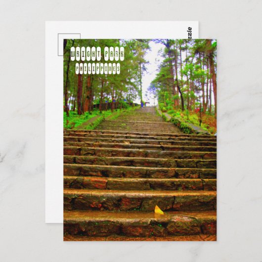 Carte Postale Parc Wright de Baguio (Devant / Derrière)