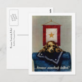 Carte Postale Parce Que Quelqu'Un A Parlé (Devant / Derrière)