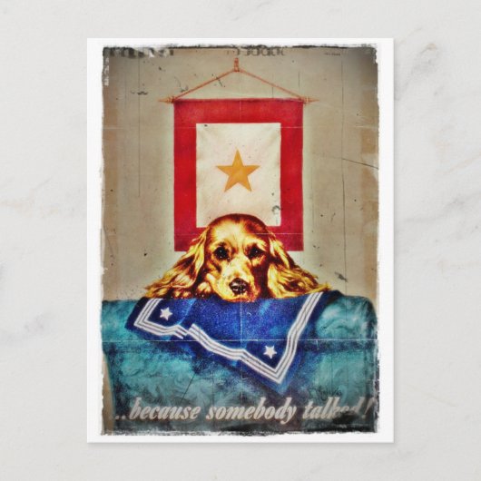 Carte Postale Parce que quelqu'un a parlé d'un 2ÈME GUERRE MONDI (Devant)