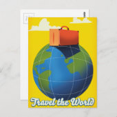 Carte Postale Parcourez le Monde (Devant / Derrière)