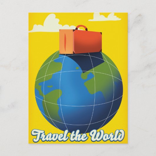 Carte Postale Parcourez le Monde (Devant)