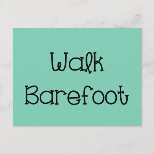 Carte Postale Parcourir les paroles du texte pieds nus