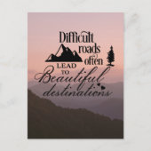 Carte Postale Parcours Exigeants, Destinations Magnifiques (Devant)